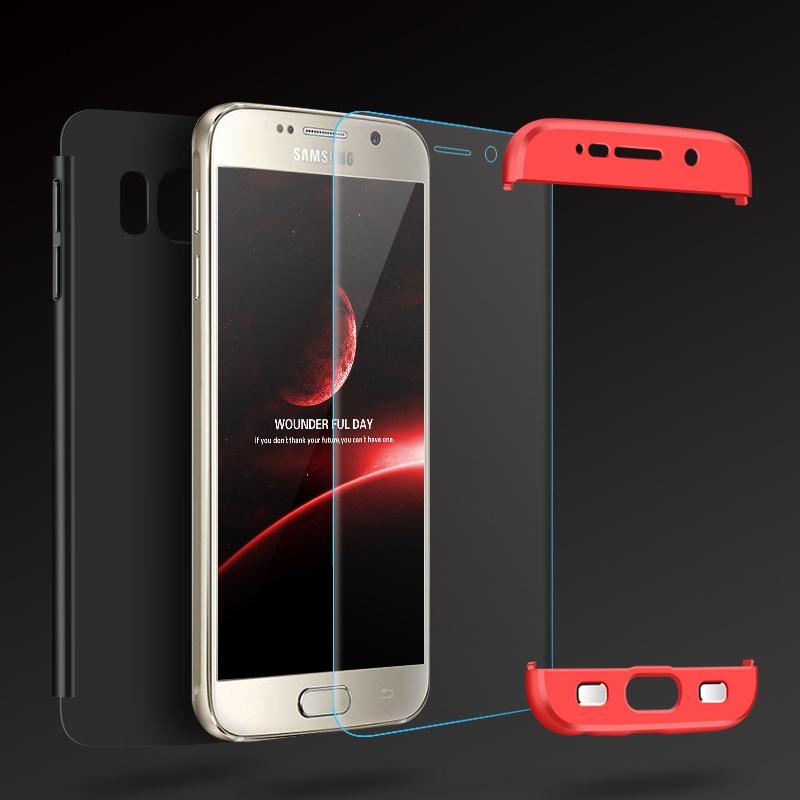 Handy Hülle für Samsung Galaxy S6 S6 Edge 360 Grad Case Displayschutz Smartphone