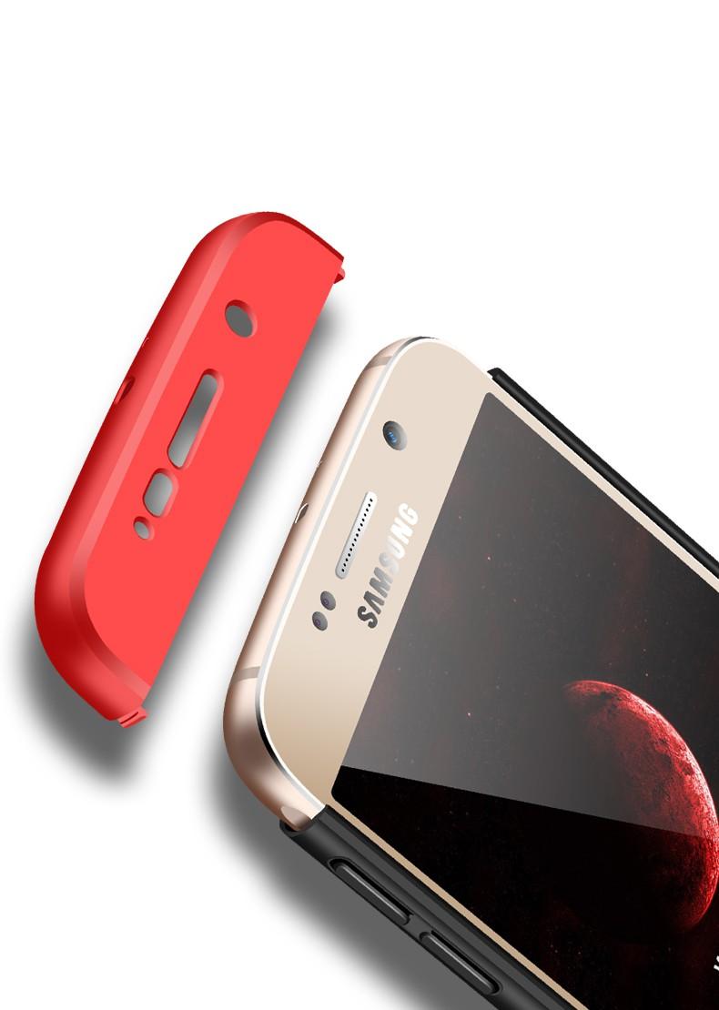 Handy Hülle für Samsung Galaxy S6 S6 Edge 360 Grad Case Displayschutz Smartphone