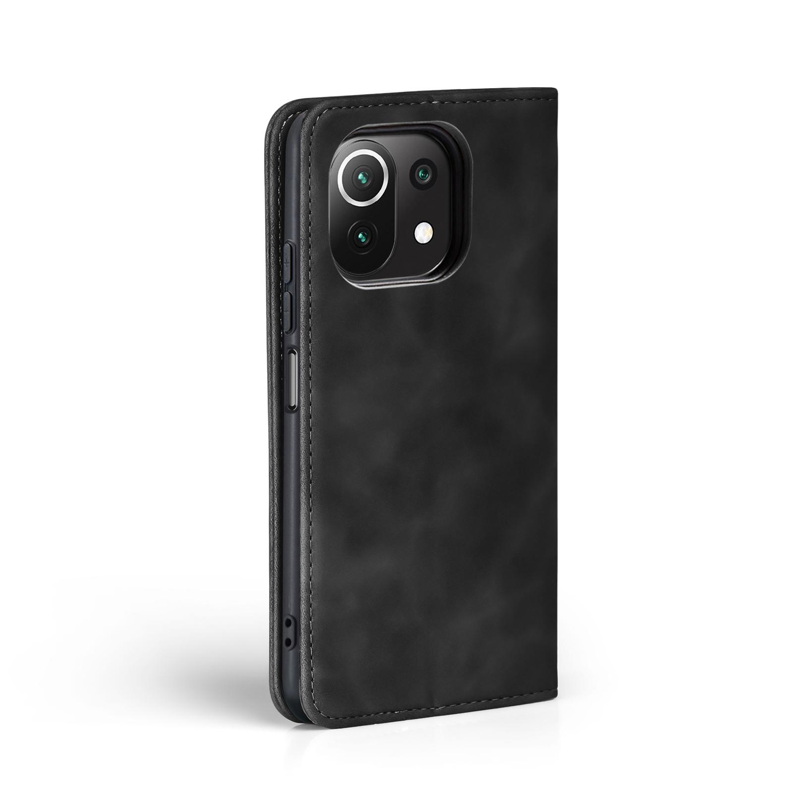 Handyhülle für Xiaomi Mi 11 Lite 4G 5G Flipcover Hülle Smartphone 9H Displayglas