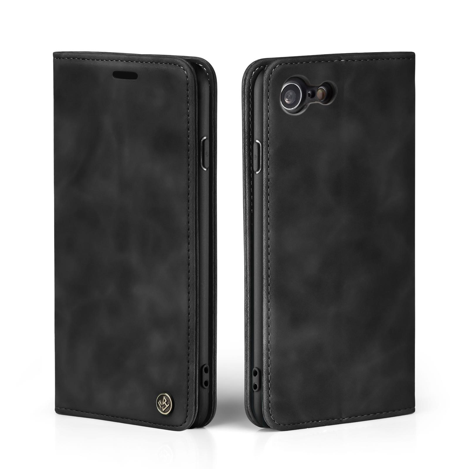 Handy Hülle für Apple iPhone Case Schutz Tasche Cover Wallet Flip Etui Edel