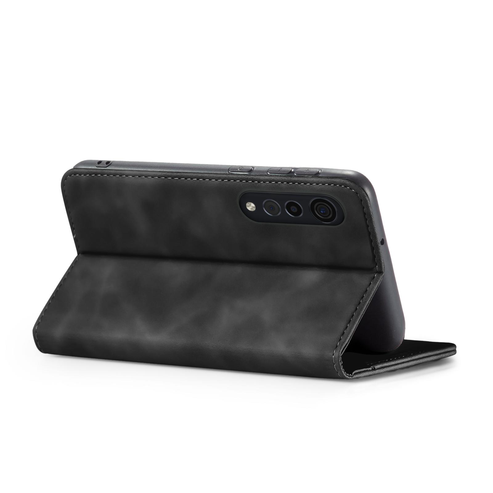 Handy Hülle für LG Velvet 5G Smartphone Klapphülle Magnet Flip 9H Displayglas