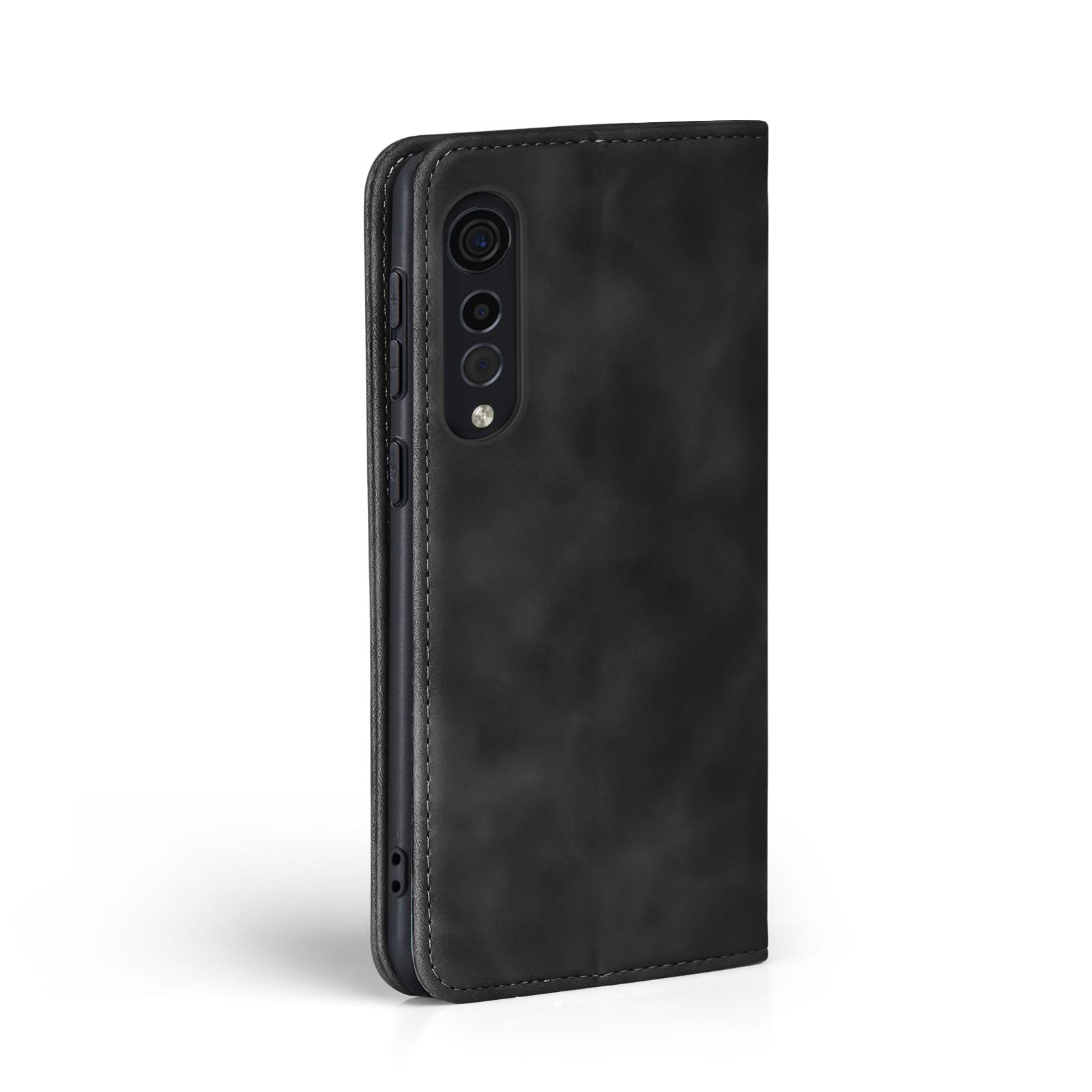 Handy Hülle für LG Velvet 5G Smartphone Klapphülle Magnet Flip 9H Displayglas