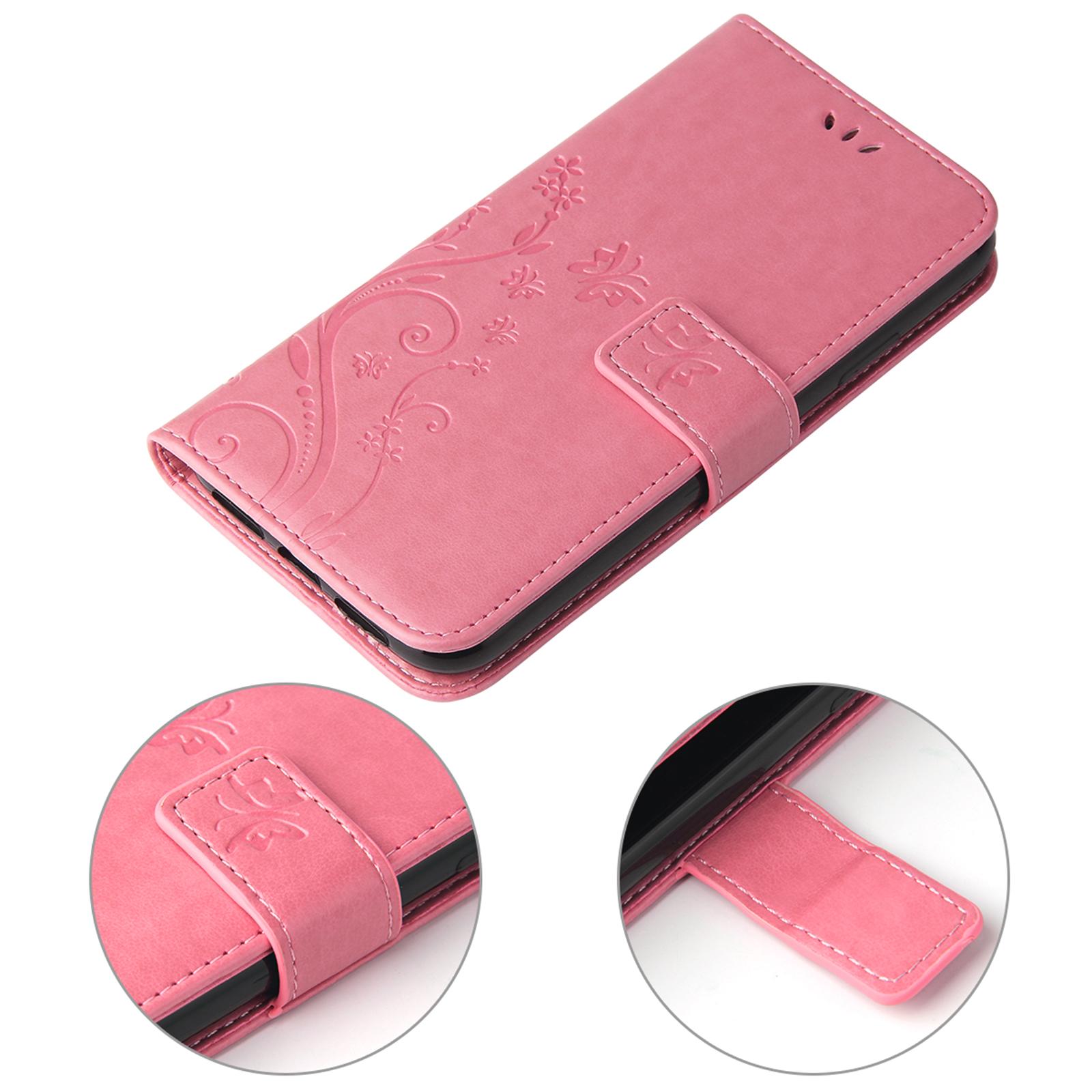Handy Hülle für Apple iPhone X XR Xs Max Handyhülle Case Blume Schmetterling