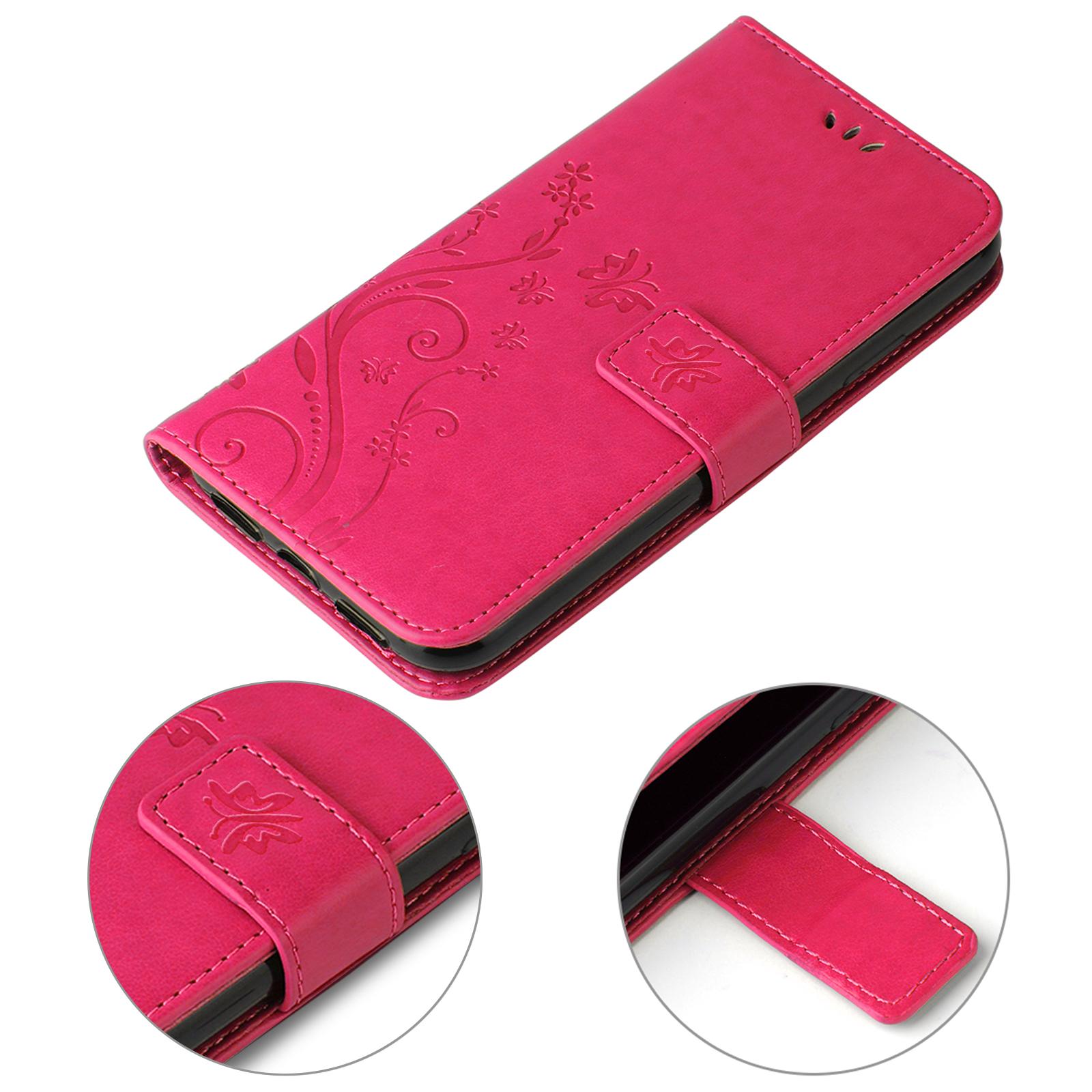 Handy Hülle für Apple iPhone X XR Xs Max Handyhülle Case Blume Schmetterling