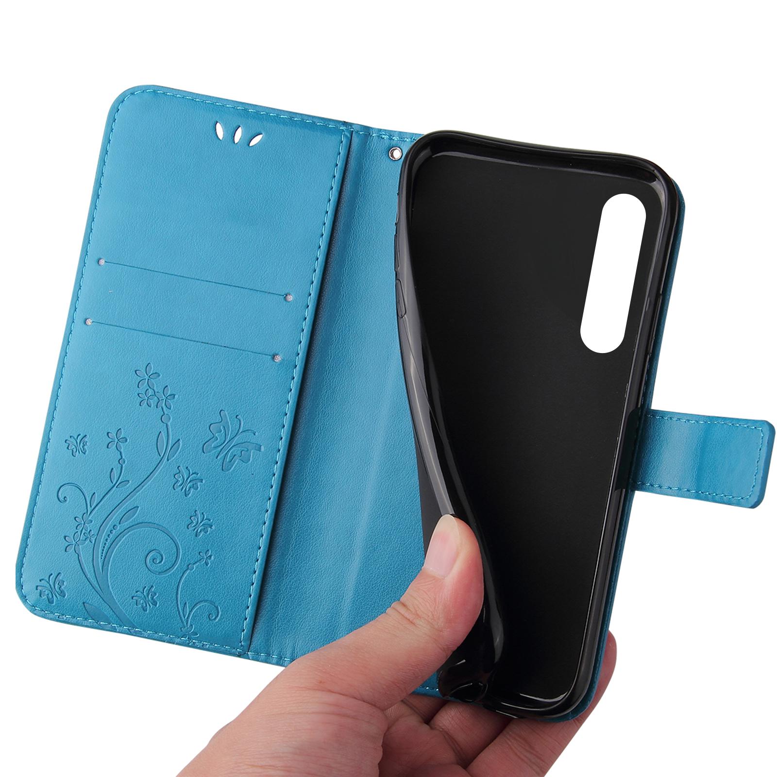 Handy Hülle für Huawei P30 P30 Lite P30 Pro Handyhülle Tasch Blume Schmetterling