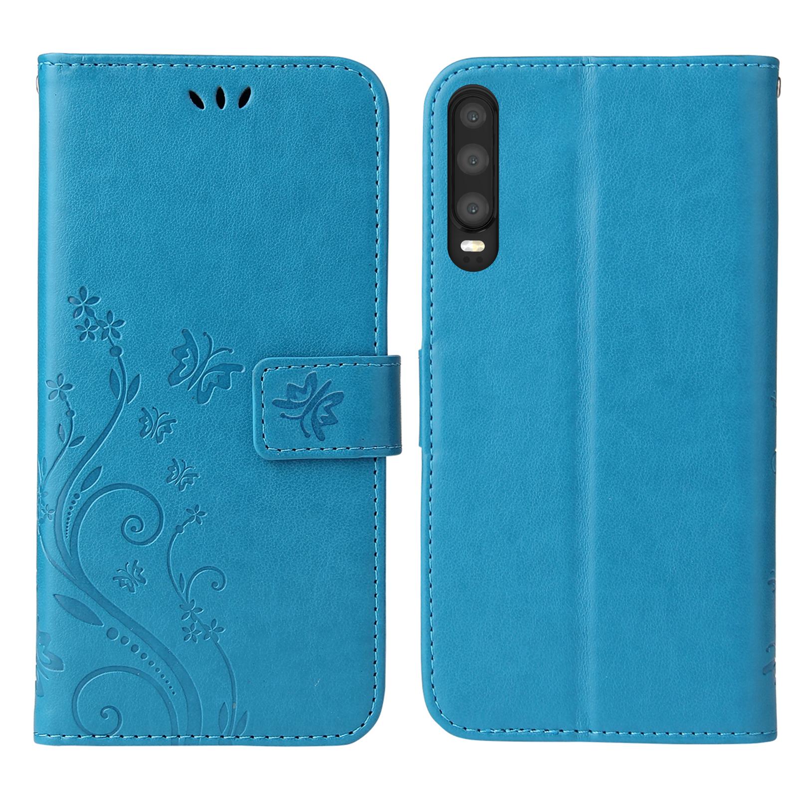 Handy Hülle für Huawei P30 P30 Lite P30 Pro Handyhülle Tasch Blume Schmetterling