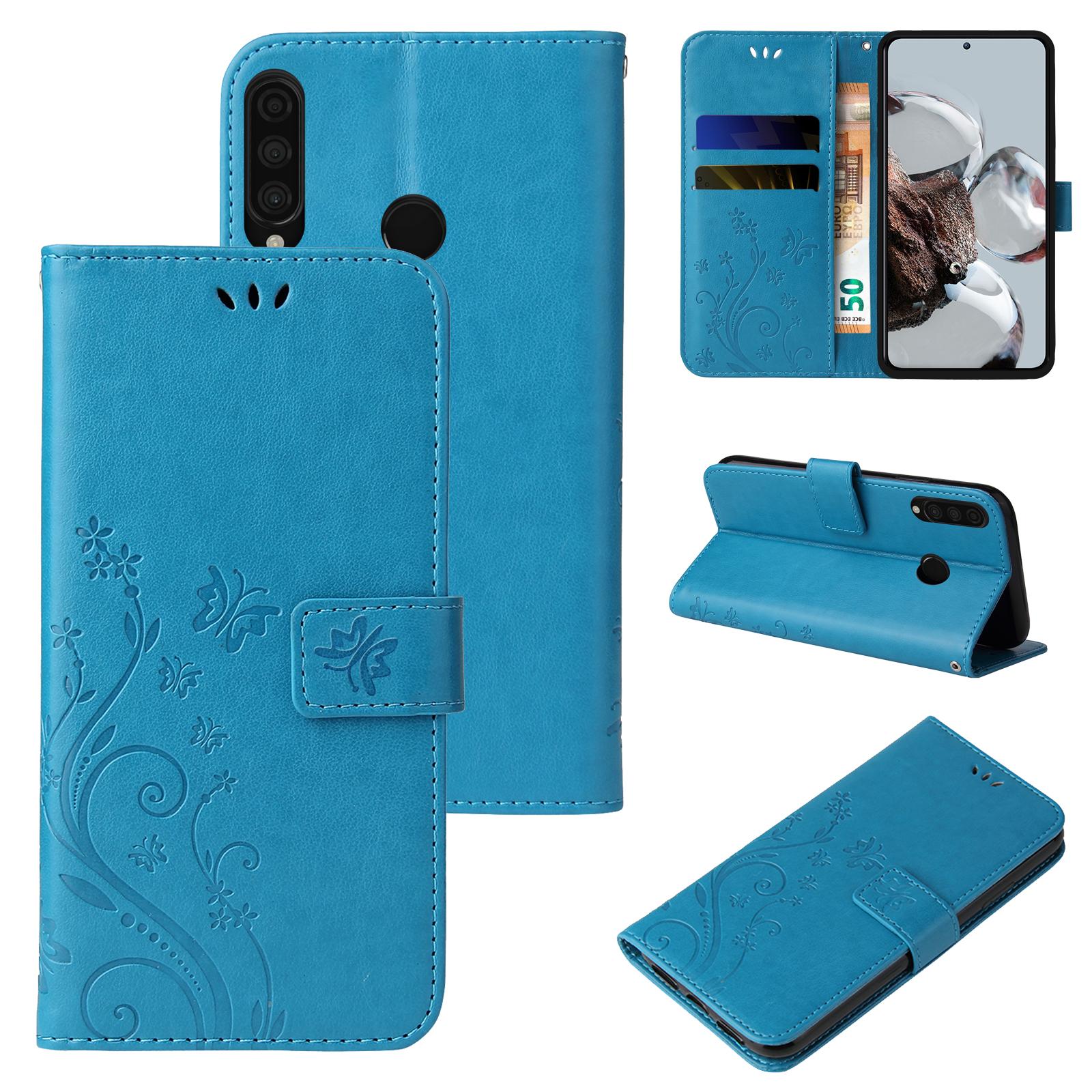 Handy Hülle für Huawei P30 P30 Lite P30 Pro Handyhülle Tasch Blume Schmetterling