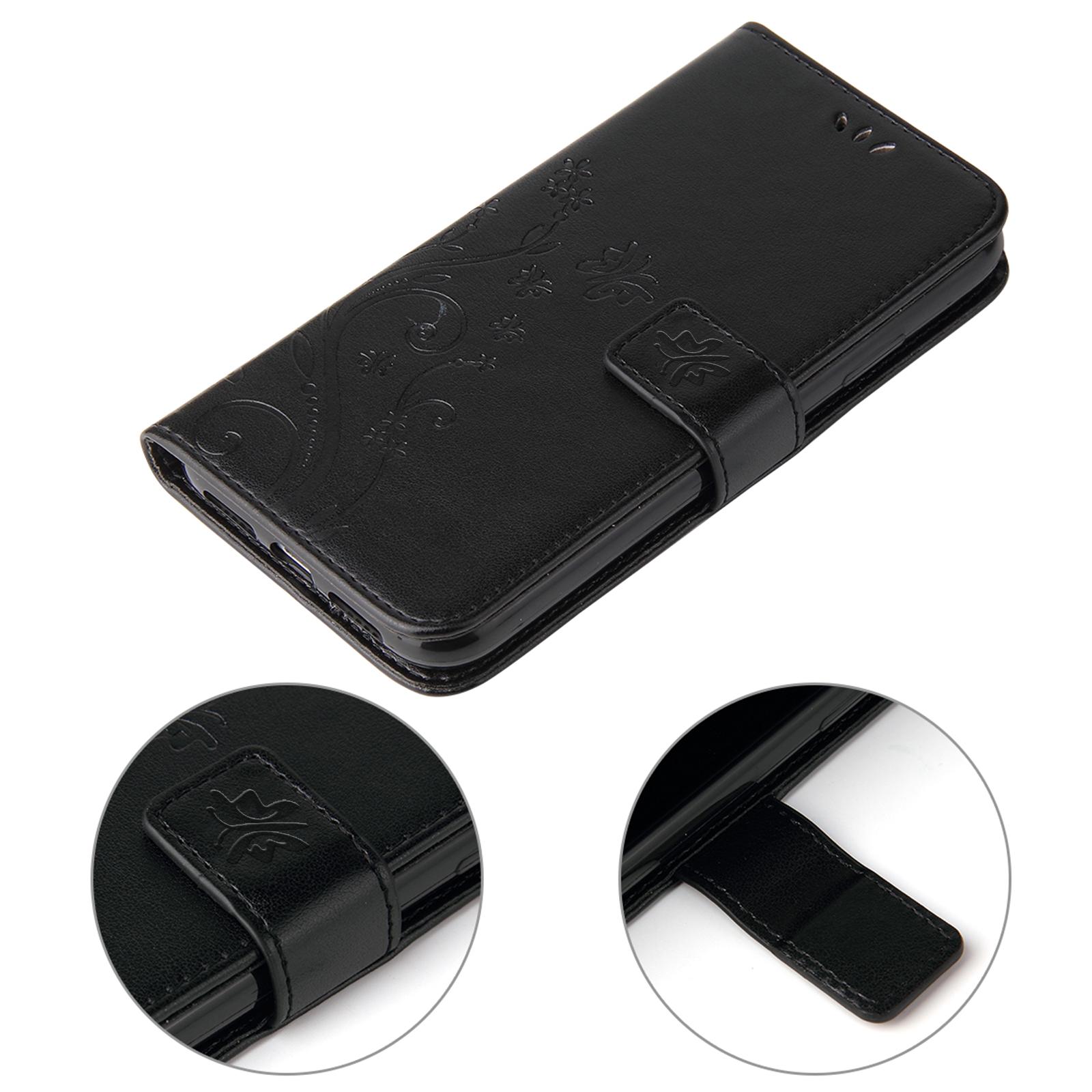 Handy Hülle für Huawei Mate 10 Pro Lite Handyhülle Tasche Blumen Schmetterling