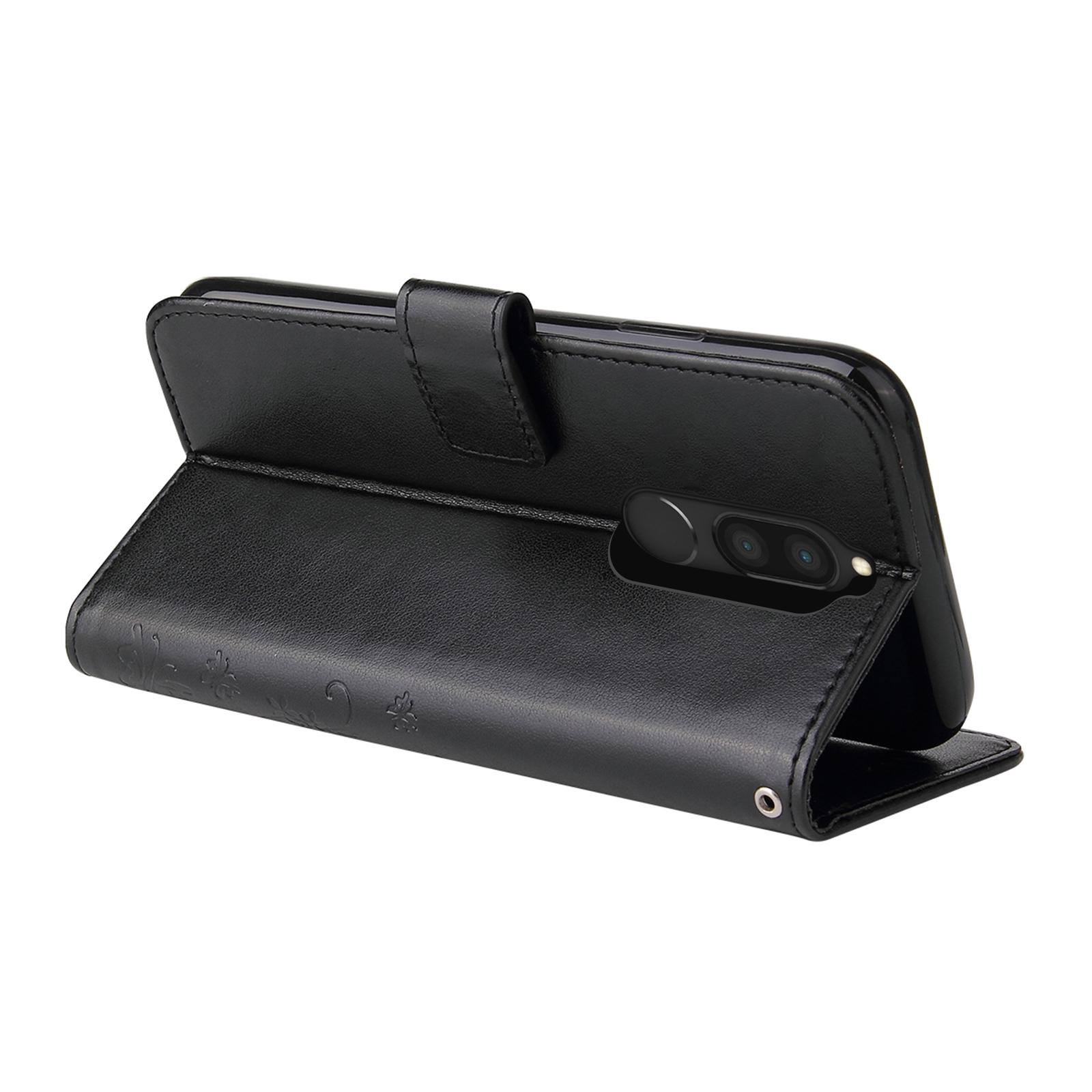 Handy Hülle für Huawei Mate 10 Pro Lite Handyhülle Tasche Blumen Schmetterling