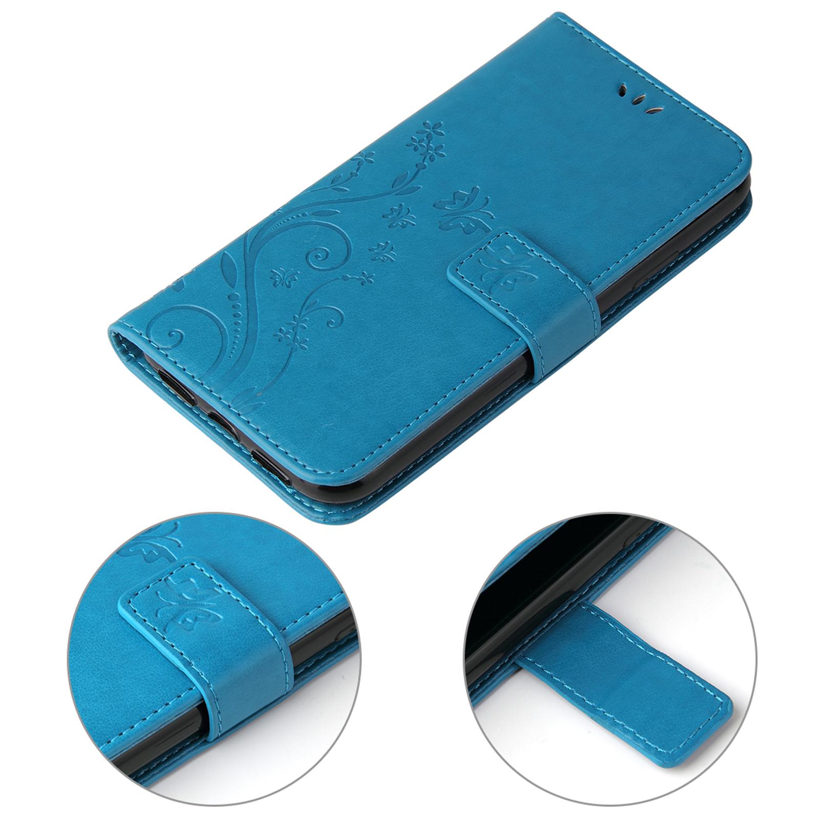 Handy Hülle für Huawei Mate 10 Pro Lite Handyhülle Tasche Blumen Schmetterling