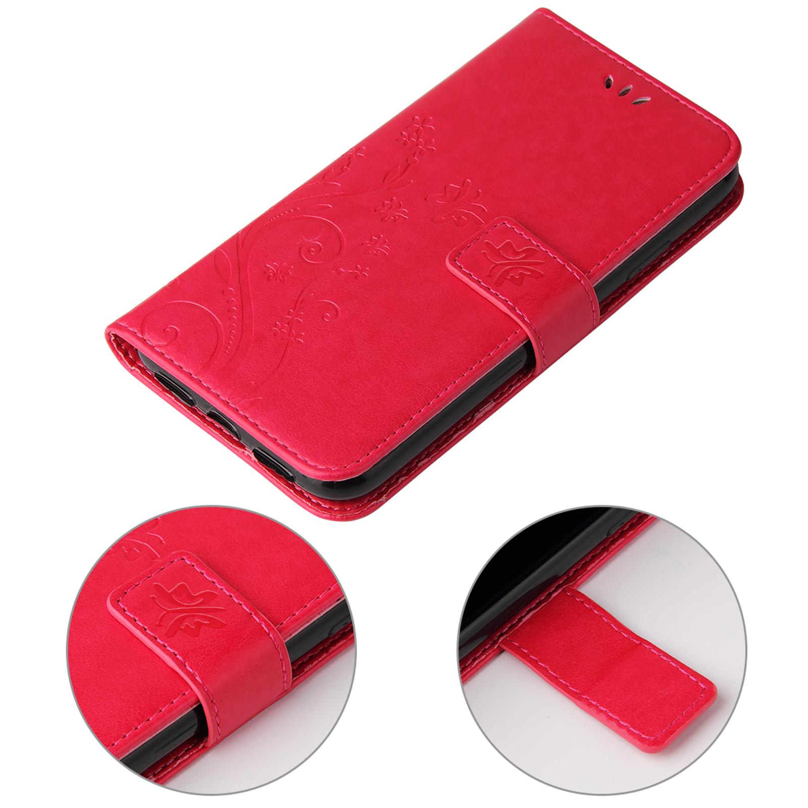 Handy Hülle für Huawei Mate 10 Pro Lite Handyhülle Tasche Blumen Schmetterling